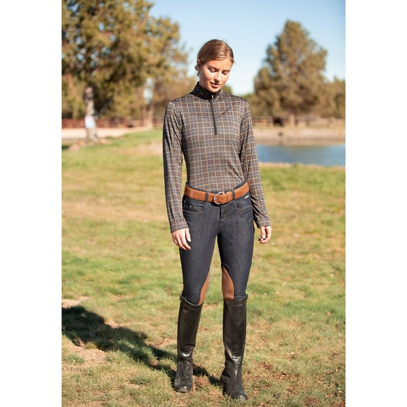 🏇Kerrits Denim stretch kneepatch breeches - Picture 5 of 7